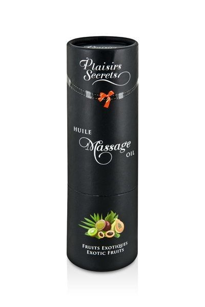 Масажна олія Plaisirs Secrets Exotic Fruits (59мл) з афродизіаками їстівна, подарункове паковання , SO1839 SO1839 фото