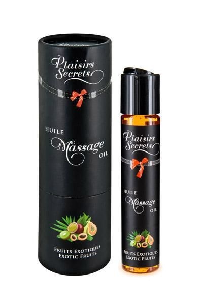 Масажна олія Plaisirs Secrets Exotic Fruits (59мл) з афродизіаками їстівна, подарункове паковання , SO1839 SO1839 фото