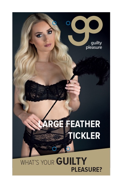 Стек із пером GP LARGE FEATHER BLACK , T520025