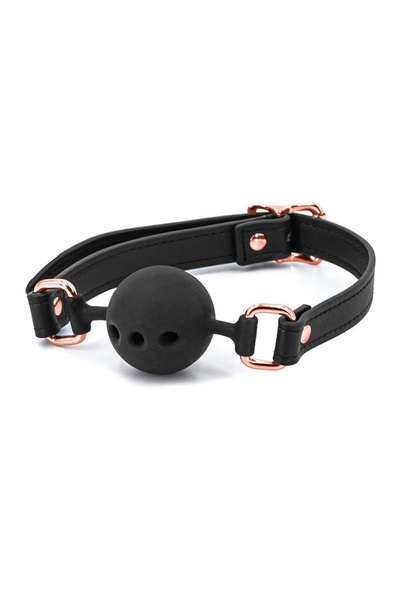 Кляп NS Novelties BONDAGE COUTURE BALL GAG BLACK , T280951