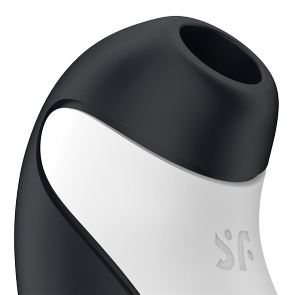 Вакуумный клиторальный стимулятор + вибрация SATISFYER ORCA WHITE , T360533