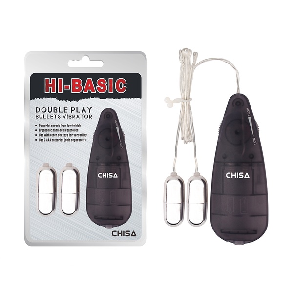 Вібропуля з пультом управління Chisa Double Play Bullets Vibrator Hi-Basic , CH08553