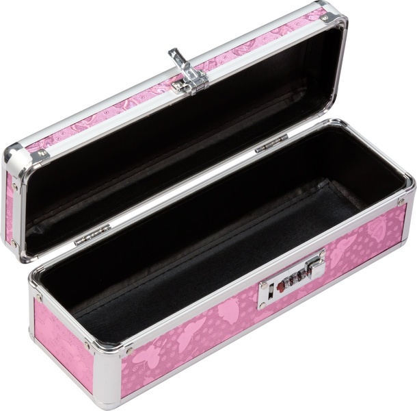 Кейс для зберігання секс-іграшок BMS Factory - The Toy Chest Lokable Vibrator Case Pink з кодовим за Розовый SO5563 SO5563 фото