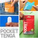 Міні мастурбатор нереалістичний Tenga Pocket Spark Beads, з рельєфом, білий, TN74948