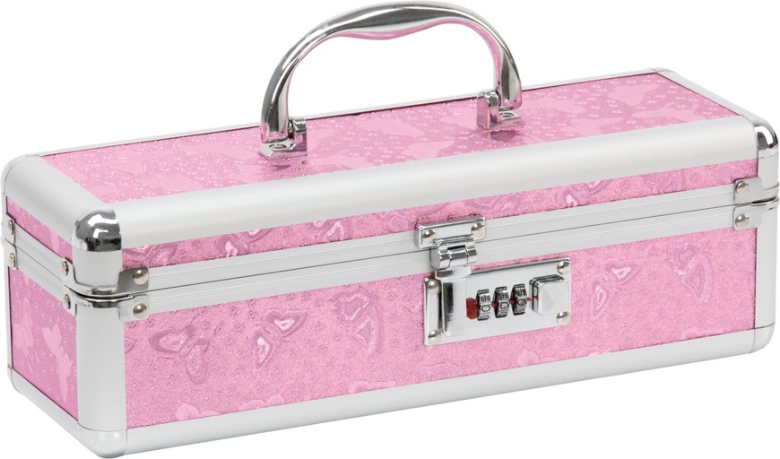 Кейс для зберігання секс-іграшок BMS Factory - The Toy Chest Lokable Vibrator Case Pink з кодовим за Рожевий, SO5563 SO5563 фото