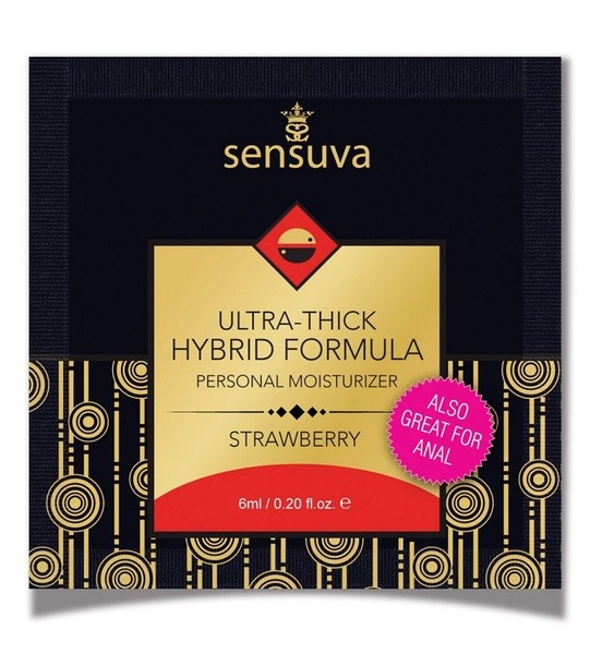 Пробник Sensuva - Ultra-Thick Hybrid Formula Strawberry (6 мл) SO3386 SO3386 фото