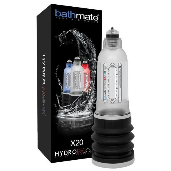 Гідропомпа Bathmate Hydromax 5 Clear (X20), для члена довжиною від 7,5 до 12,5 см, діаметр до 4,5 см Прозорий, HM-20-CC HM-20-CC фото