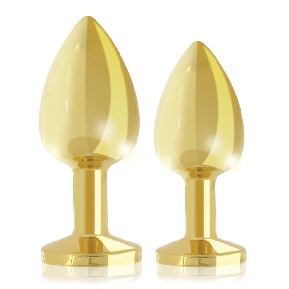 Набор металлических анальных пробок с кристаллом RIANNE S - Booty Plug Luxury Set, диаметр 3 и 3,5см SO3858 SO3858 фото