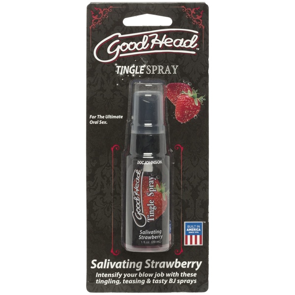 Спрей для мінету Doc Johnson GoodHead Tingle Spray - Strawberry (29 мл) із стимулюючим ефектом , SO3492 SO3492 фото