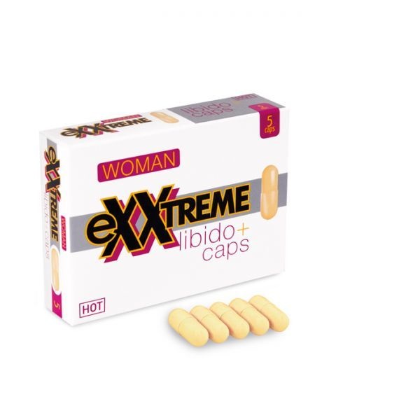 Капсули для підвищення лібідо для жінок eXXtreme, 5 шт в упаковці LMOHOT44576 фото