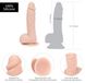 Реалістичний фалоімітатор на присосці ADDICTION — Mark 7,5″ Dildo With Balls, Beige , SO5583 SO5583 фото 4