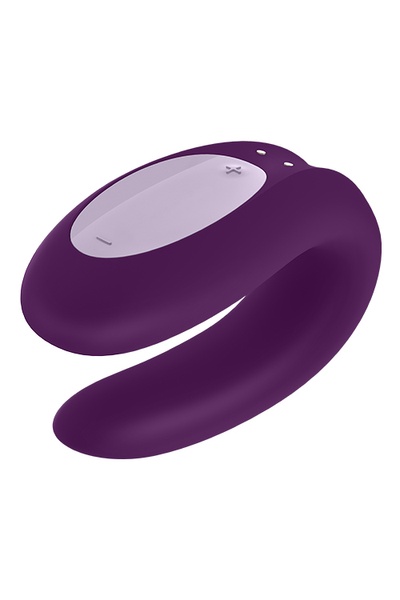 T360119 вібромасажер для пар SATISFYER DOUBLE JOY PURPLE , T360119