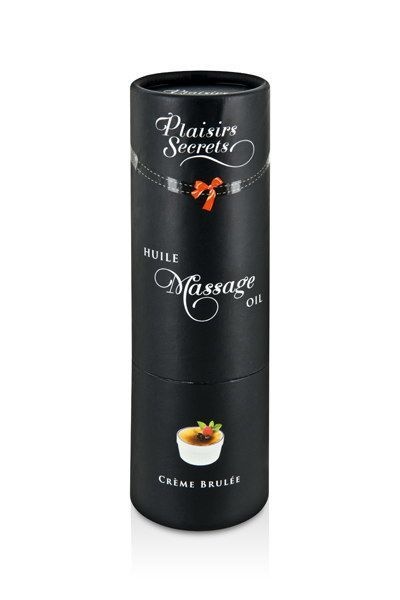 Массажное масло Plaisirs Secrets Creme Brulee (59 мл) с афродизиаками съедобное, подарочная упаковка SO1840 SO1840 фото