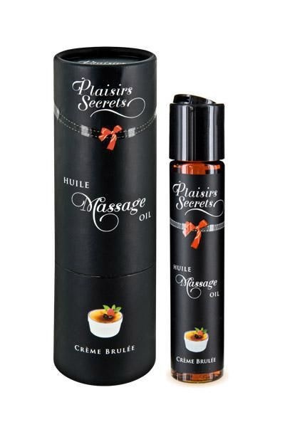 Масажна олія Plaisirs Secrets Creme Brulee (59 мл) з афродизіаками їстівна, подарункове паковання , SO1840 SO1840 фото