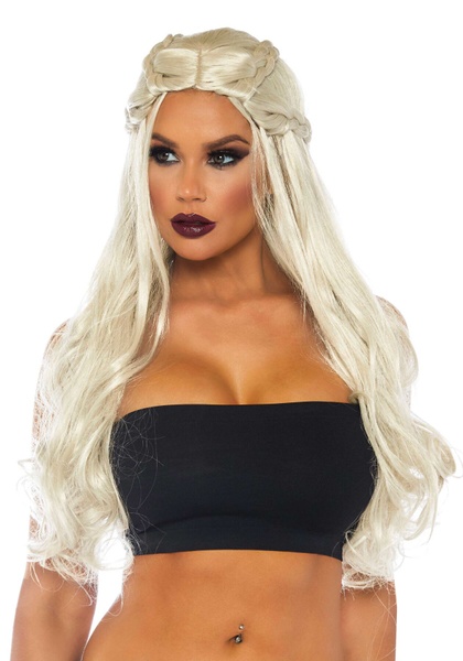 Перука Дейєнеріс Таргарієн Leg Avenue Braided long wavy wig Blond, платинова, довжина 81 см , SO7936 SO7936 фото