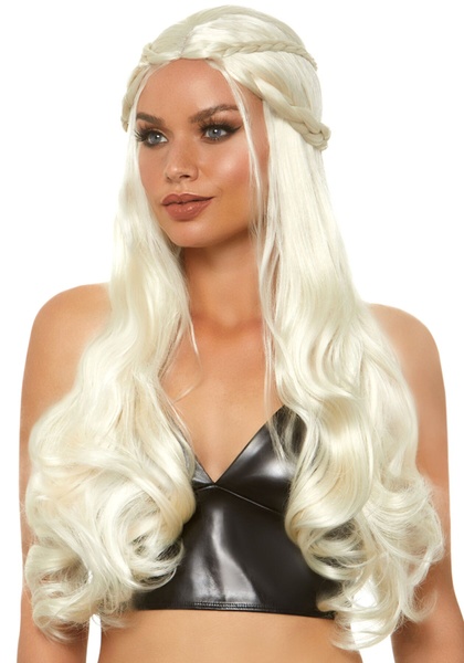 Перука Дейєнеріс Таргарієн Leg Avenue Braided long wavy wig Blond, платинова, довжина 81 см , SO7936 SO7936 фото