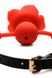 Силиконовый кляп с розой Master Series: Blossom Silicone Rose Gag – Red SO8801 SO8801 фото 5