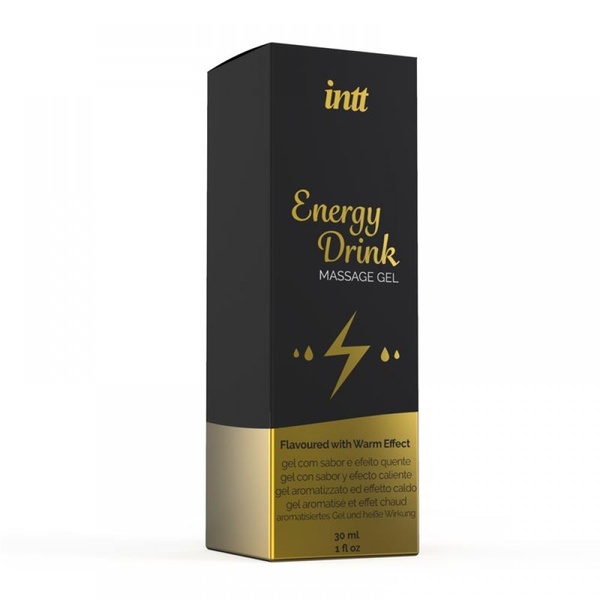 Масажний гель з ефектом зігрівання Intt Energy Drink 30 мл, IN15400 IN15400 фото