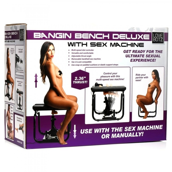 Секс-машина стул Deluxe Bangin' Bench with Sex Machine мультискоростная , AH48646