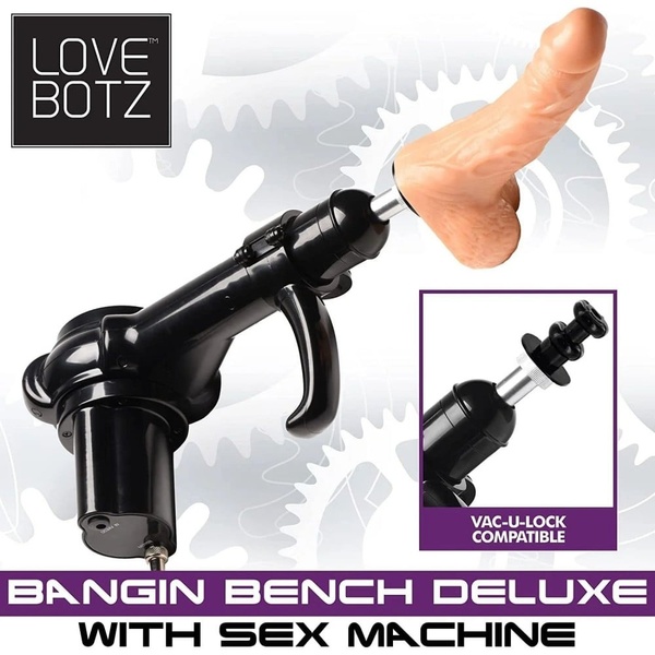 Секс-машина стул Deluxe Bangin' Bench with Sex Machine мультискоростная , AH48646