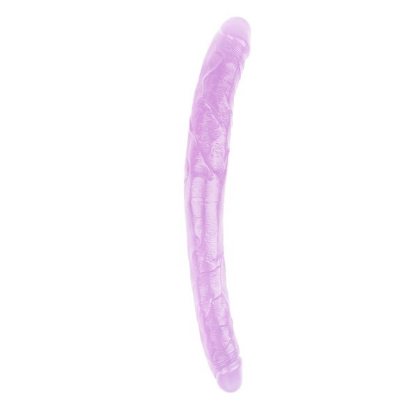 Фалоімітатор подвійний Chisa 17.7 INCH Hi-Rubber 45 см, Purple , CH96871