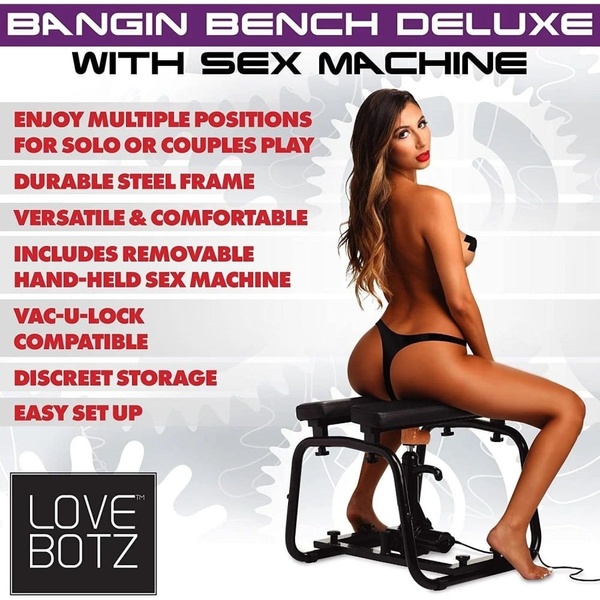 Секс-машина стул Deluxe Bangin' Bench with Sex Machine мультискоростная , AH48646