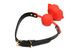 Силіконовий кляп з трояндою Master Series: Blossom Silicone Rose Gag – Red , SO8801 SO8801 фото 6