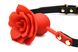 Силіконовий кляп з трояндою Master Series: Blossom Silicone Rose Gag – Red , SO8801 SO8801 фото 2