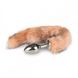 Анальна пробка M Silver Fox Tail Plug Dildo Butt Plugs Easy Toys , ET26101