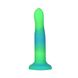 Фалоімітатор, що світиться в темряві, ADDICTION Rave 8″, Glow in the Dark Dildo Blue Green, 20,3 см , SO6849 SO6849 фото 3