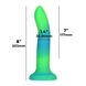 Светящийся в темноте фаллоимитатор ADDICTION Rave 8″ Glow in the Dark Dildo Blue Green, 20,3 см SO6849 SO6849 фото 4