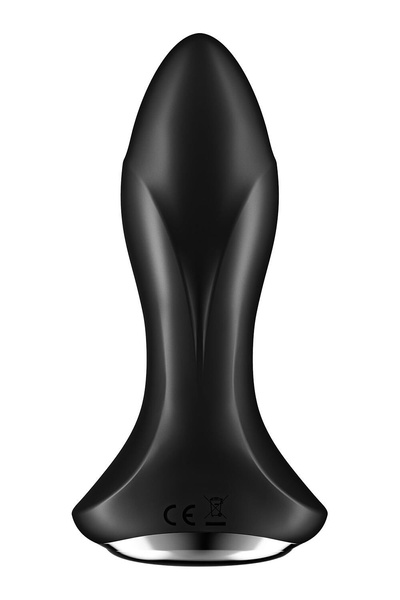 Анальна смарт-вібропробка із перлинним масажем Satisfyer Rotator Plug 1+ Black , SO6278 SO6278 фото