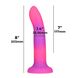 Светящийся в темноте фаллоимитатор ADDICTION Rave 8″ Glow in the Dark Dildo Pink Purple, 20,3 см SO6850 SO6850 фото 4