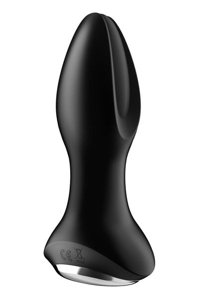 Анальна смарт вібропробка із перлинним масажем Satisfyer Rotator Plug 2+ Black , SO6279 SO6279 фото