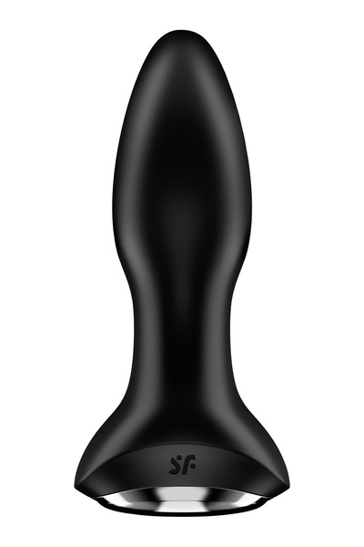 Анальная смарт вибропробка с жемчужным массажем Satisfyer Rotator Plug 2+ Black SO6279 SO6279 фото