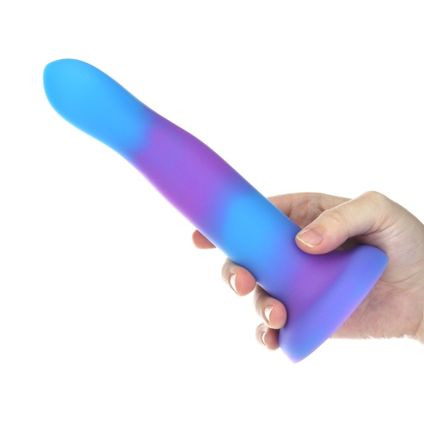 Фалоімітатор, що світиться в темряві, ADDICTION Rave 8″ Glow in the Dark Dildo Blue Purple, 20,3 см , SO6851 SO6851 фото