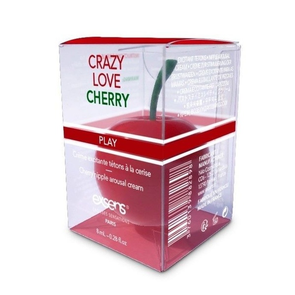 Возбуждающий крем для сосков EXSENS Crazy Love Cherry (8 мл) с жожоба и маслом ши, съедобный SO3334 SO3334 фото