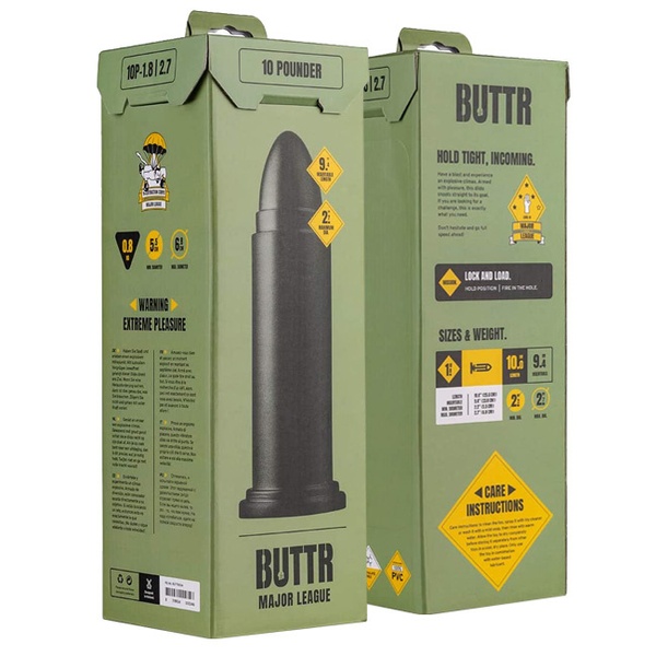 Большой анальный плаг для фистинга BUTTR Pounder Dildo , 810407