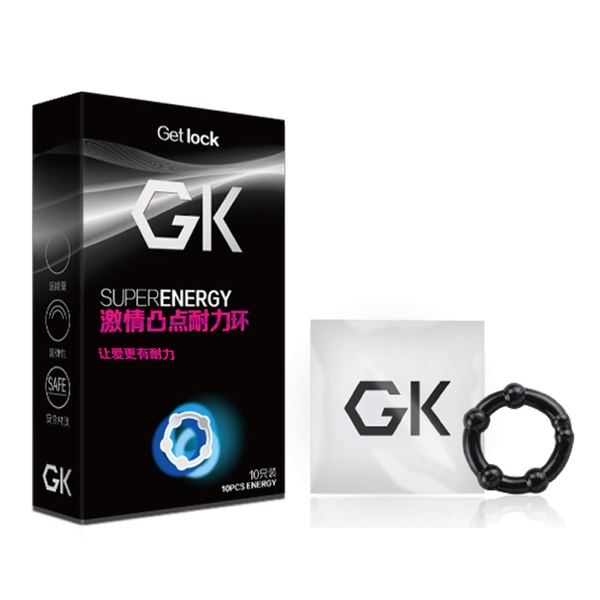 Набор эрекционных колец GK Power Cock Rings-Clear 10 шт , CH11136