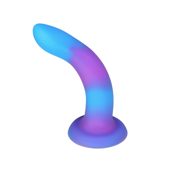 Фалоімітатор, що світиться в темряві, ADDICTION Rave 8″ Glow in the Dark Dildo Blue Purple, 20,3 см , SO6851 SO6851 фото