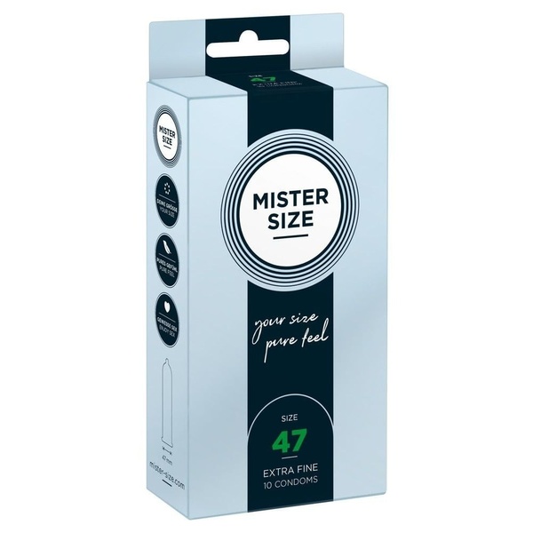 Презервативи Mister Size 47mm pack of 10, 4136400000 4136400000 фото