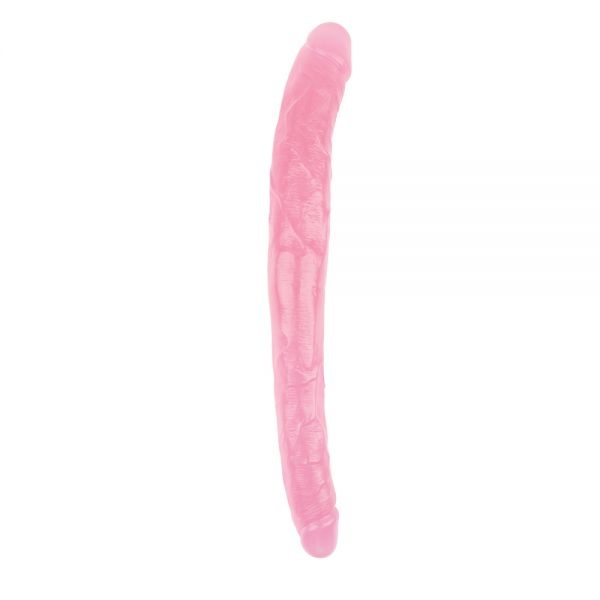 Фалоімітатор подвійний Hi-Rubber 45 см, Pink , CH96876