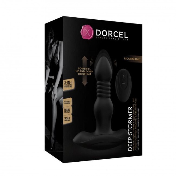 Анальна пробка з вібрацією та пульсацією Dorcel DEEP STORMER , SO5073 SO5073 фото