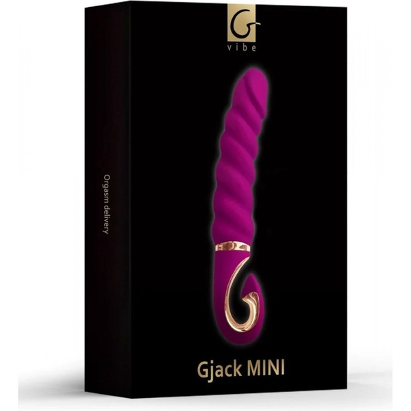 Вибратор рельефный Gjack Mini Gvibe, фиолетовый, 19 х 3.5 см , FT10868