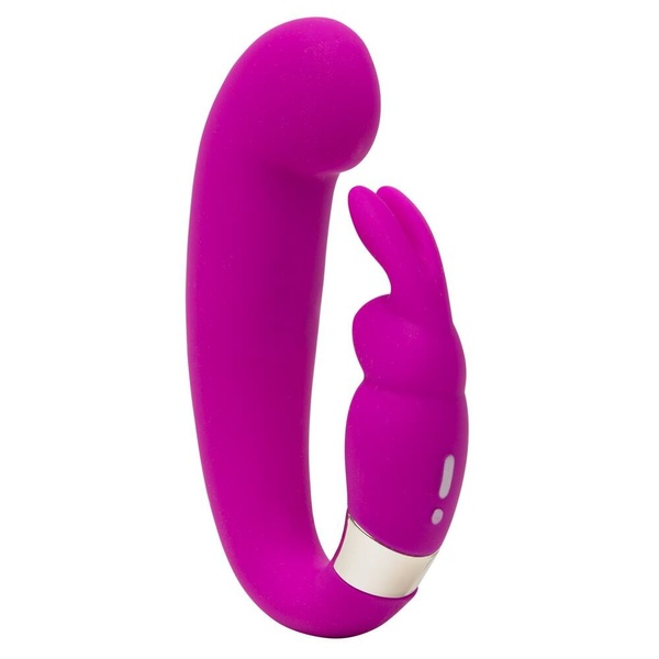 Подвійний вібратор Happy Rabbit G-Spot Clitoral Curve Vibrator, FS80252