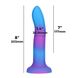 Светящийся в темноте фаллоимитатор ADDICTION Rave 8″ Glow in the Dark Dildo Blue Purple, 20,3 см SO6851 SO6851 фото 4