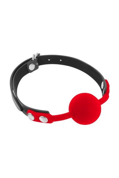 Класичний кляп з силіконовою кулькою Fetish Tentation Silicone Gag Ball , SO3734 SO3734 фото