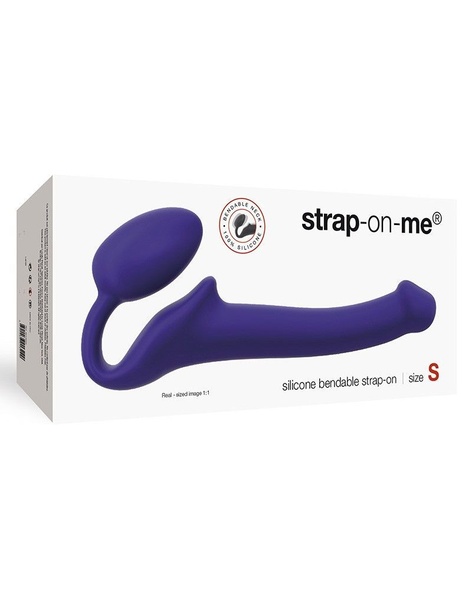 Безремневой страпон Strap-On-Me Violet S, полностью регулируемый, диаметр 2,7см Фиолетовый SO2706 SO2706 фото