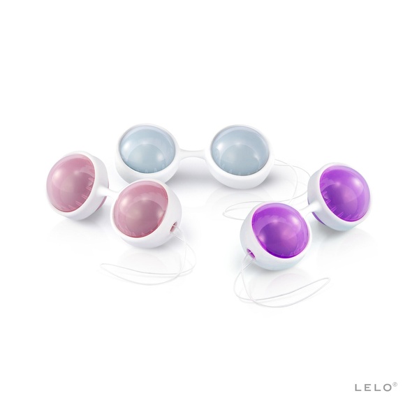 Набір вагінальних кульок LELO Beads Plus, діаметр 3,5 см, змінне навантаження 2х28, 2х37 та 2х60 г , SO8084 SO8084 фото