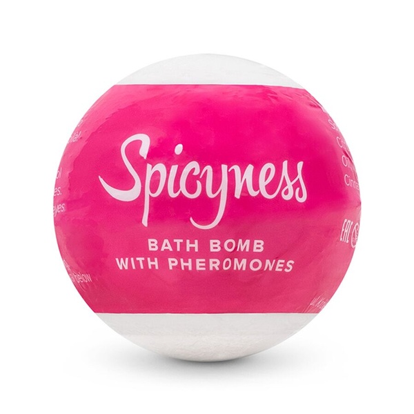 Бомбочка для ванни з феромонами Obsessive Bath bomb with pheromones Spicy (100 г) , SO7711 SO7711 фото